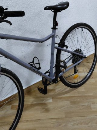 Bicicleta de paseo RIVERSIDE gris