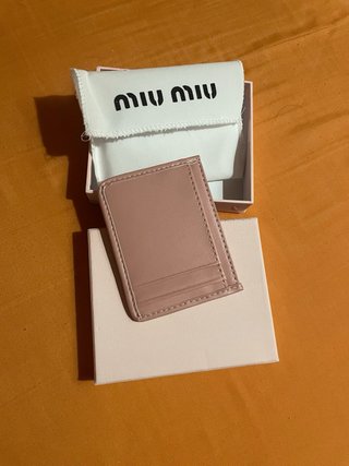 Portacartellini Miu Miu Rosa
