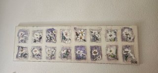 Cuadro decorativo flores.