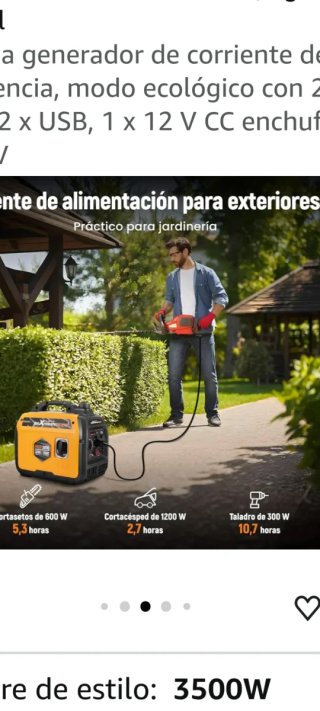 Generador Inverter Maxpeedingrods 3500W