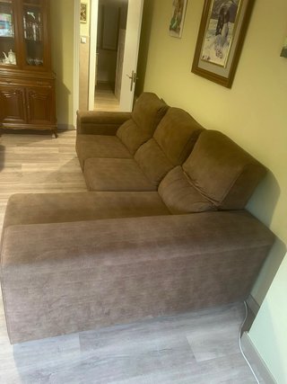 Sofá Chaiselongue Marrón
