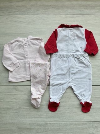 Chicco set 2 tutine bimba neonata taglia 1 mese