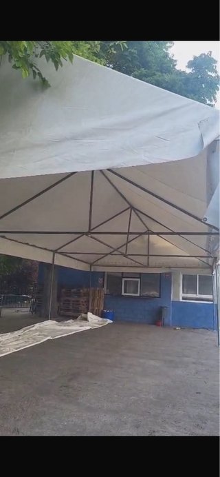 Carpa 12x6 Tela Blanca