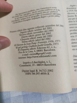 Llibre Aigües Encantades - Joan Puig i Ferrater