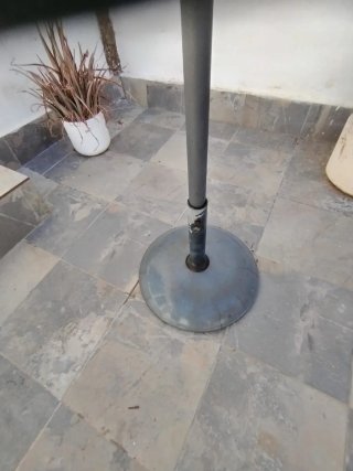 Sombrilla Carrefour Gris Grande
