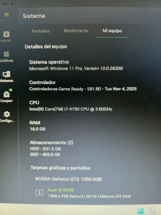 PC Gaming i7 4790 16GB RAM 500GB SSD 1TB HDD GTX 1