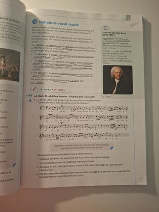 Libro Música II 2º ESO en Inglés