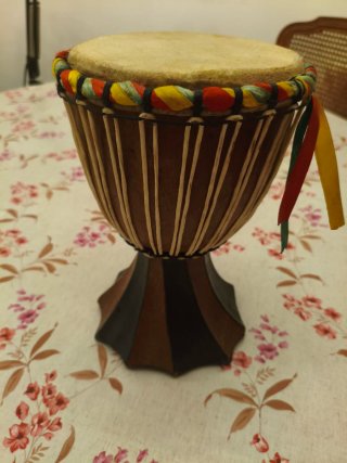 Djembe Africano Tamburo Artigianale