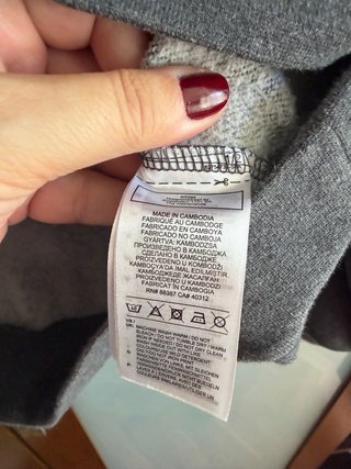 Sudadera Adidas gris y amarilla