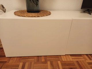 Mueble TV Bestå Blanco