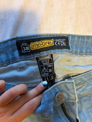 Pantalón vaquero hombre moto con protecciones