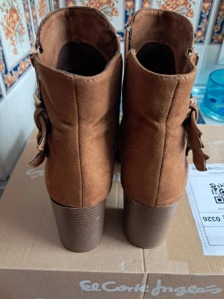 Botines marrones Corte Inglés