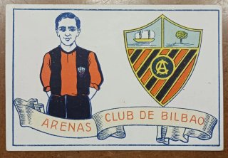 Cromo Arenas Club de Bilbao nº 24 Amatller