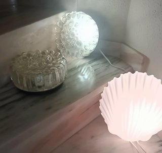 Applique Vintage Opalina Opaco per Soffitto/Parete