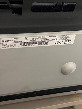 Microondas Samsung GE87M Grill Cerámica