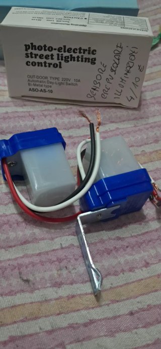 Sensore crepuscolare fotoelettrico