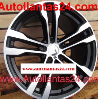 Kit 4 llantas para bmw x5 x6 burkina black r954795