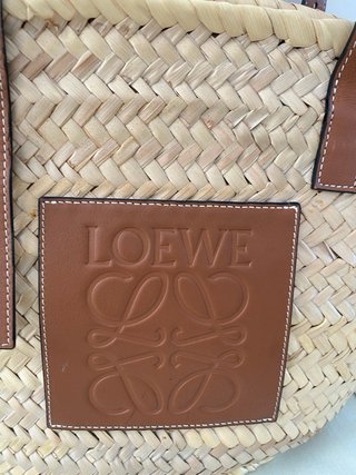 Bolso de paja Loewe