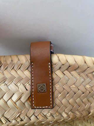 Bolso de paja Loewe
