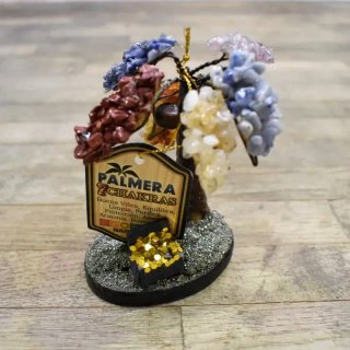 Palmera de los 7 Chakras con Piedras Naturales
