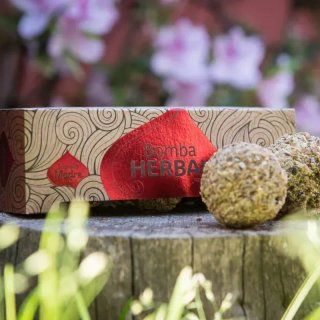Bolas de incienso Bomba Herbal Sagrada Madre x3
