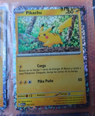 2de Promo Mac Donals Pikachu Básico 60 PS
