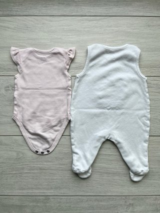C&A tutina bimba neonata taglia 2/3 mesi 62 cm