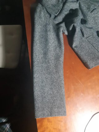 Cappotto grigio a doppiopetto