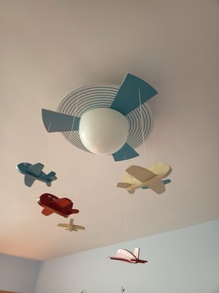 Lámpara Techo Infantil Aviones