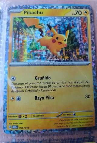 Promo MacDonals Pikachu Básico PS70
