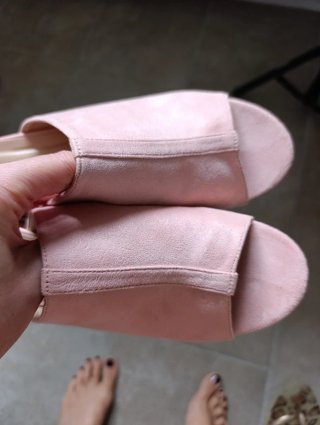 Sandali sabot scamosciati Rosa Taglia 39