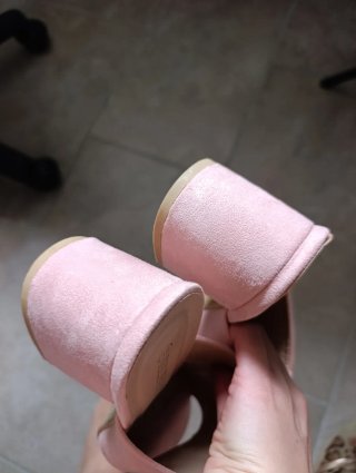 Sandali sabot scamosciati Rosa Taglia 39