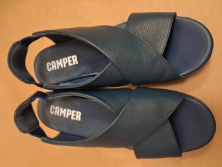 Sandalias Camper Azul Mujer
