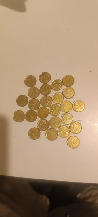 25 Monedas 5 Pesetas Juan Carlos