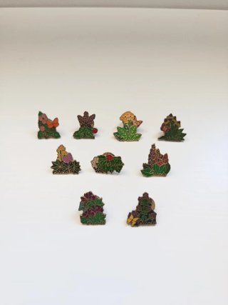 Lote 9 Pins Ricola Hierbas Suizas Vintage.
