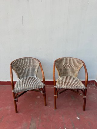 Juego de 2 Sillas de Exterior