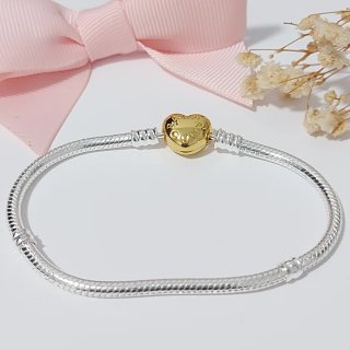 Pulsera Pandora Corazón Talla 18
