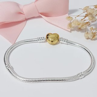 Pulsera Pandora Corazón Talla 18