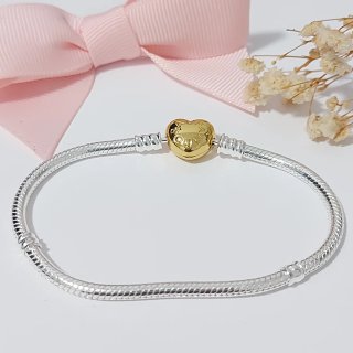 Pulsera Pandora Corazón Talla 18