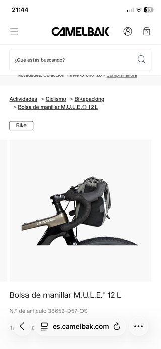 Bolsa manillar Camelbak M.U.L.E. 12L