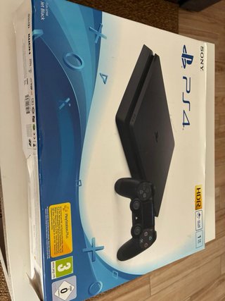 PS4 Slim Sony Nera + Controller e Cavi