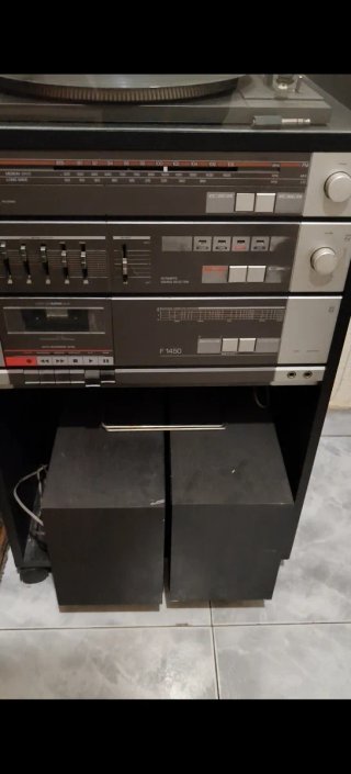 Tocadiscos Philips con Radio y Cassette