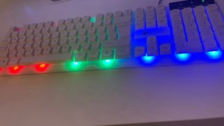 Kit Computer Completo Bianco e Multicolore