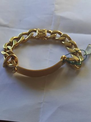 Pulsera esclava oro de 18 kts. 79,11 gramos