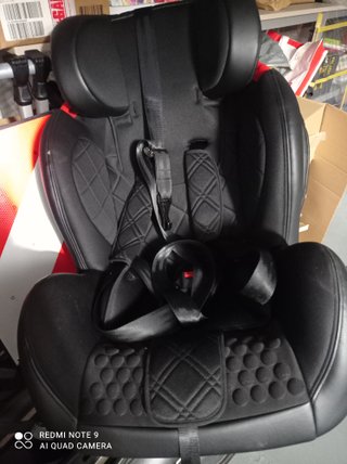 Silla de coche negra