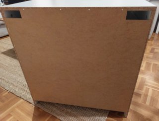 Cómoda Ikea Kullen 3 cajones blanca