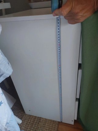 Cómoda Ikea Kullen 3 cajones blanca