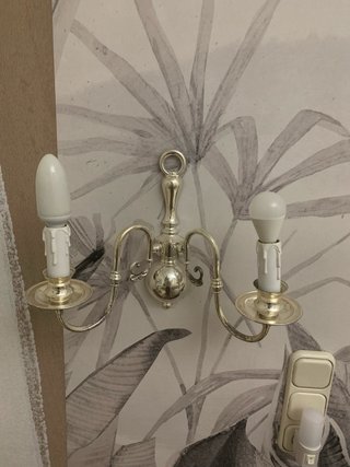 Lámpara de techo y apliques de pared clásicos