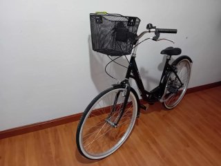 Bicicleta de paseo negra sin estrenar
