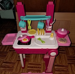 Cocinita infantil con luces
